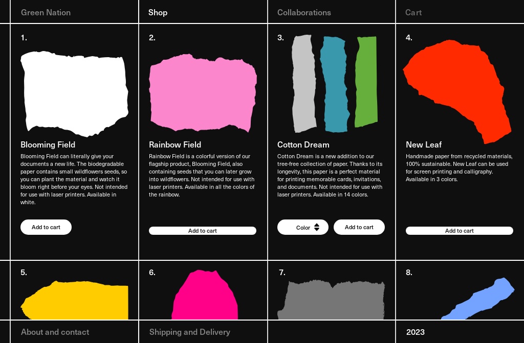 Readymag templates